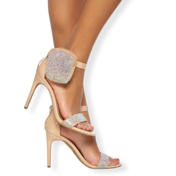 Rouge Helium Shoes - ROUGE HELIUM EVERMORE Women's High Stiletto Heel Square Toe Sandals